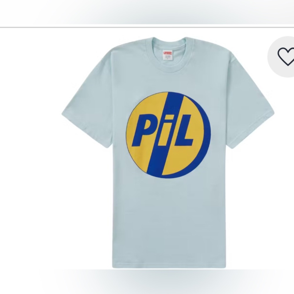 Supreme Pil Tee Pale Blue